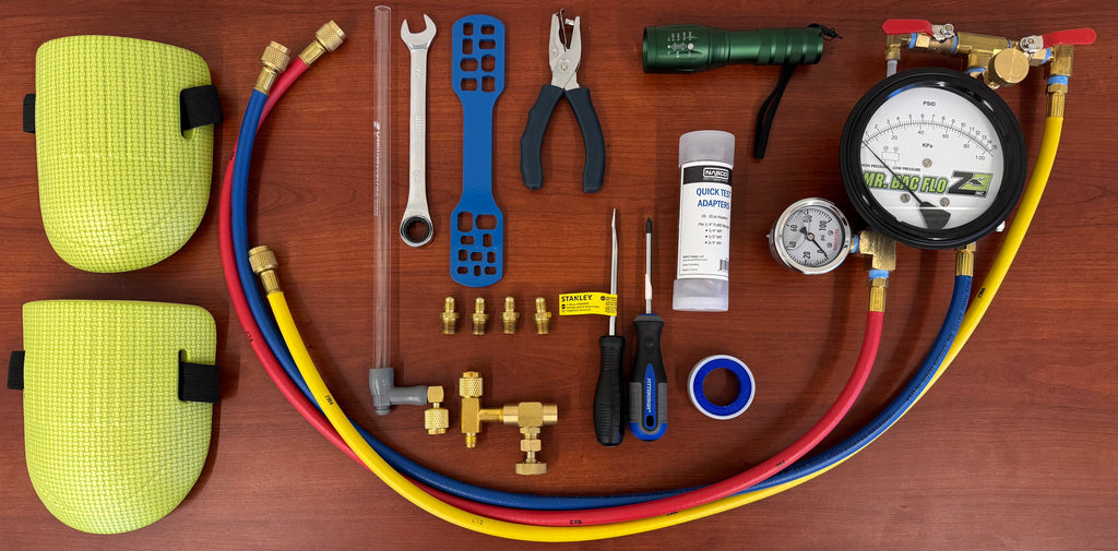 Mr. Bac Flo 3 Valve Differential Gauge Complete Test Kit