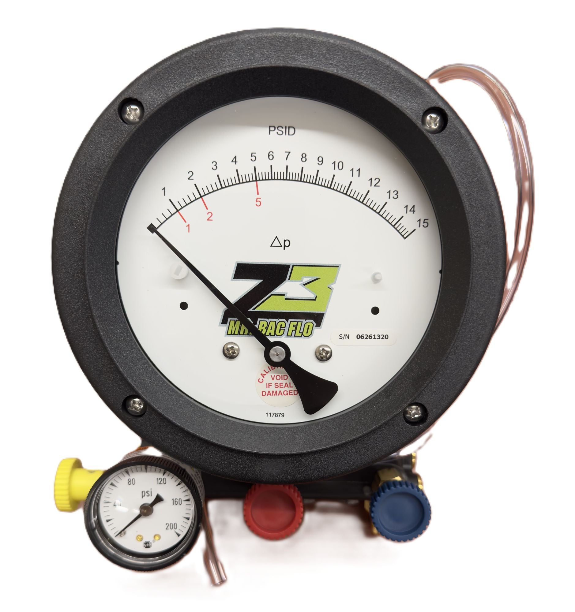 Mr. Bac Flo 5 Valve Gauge Backflow Test Kit with Fittings and Bushings