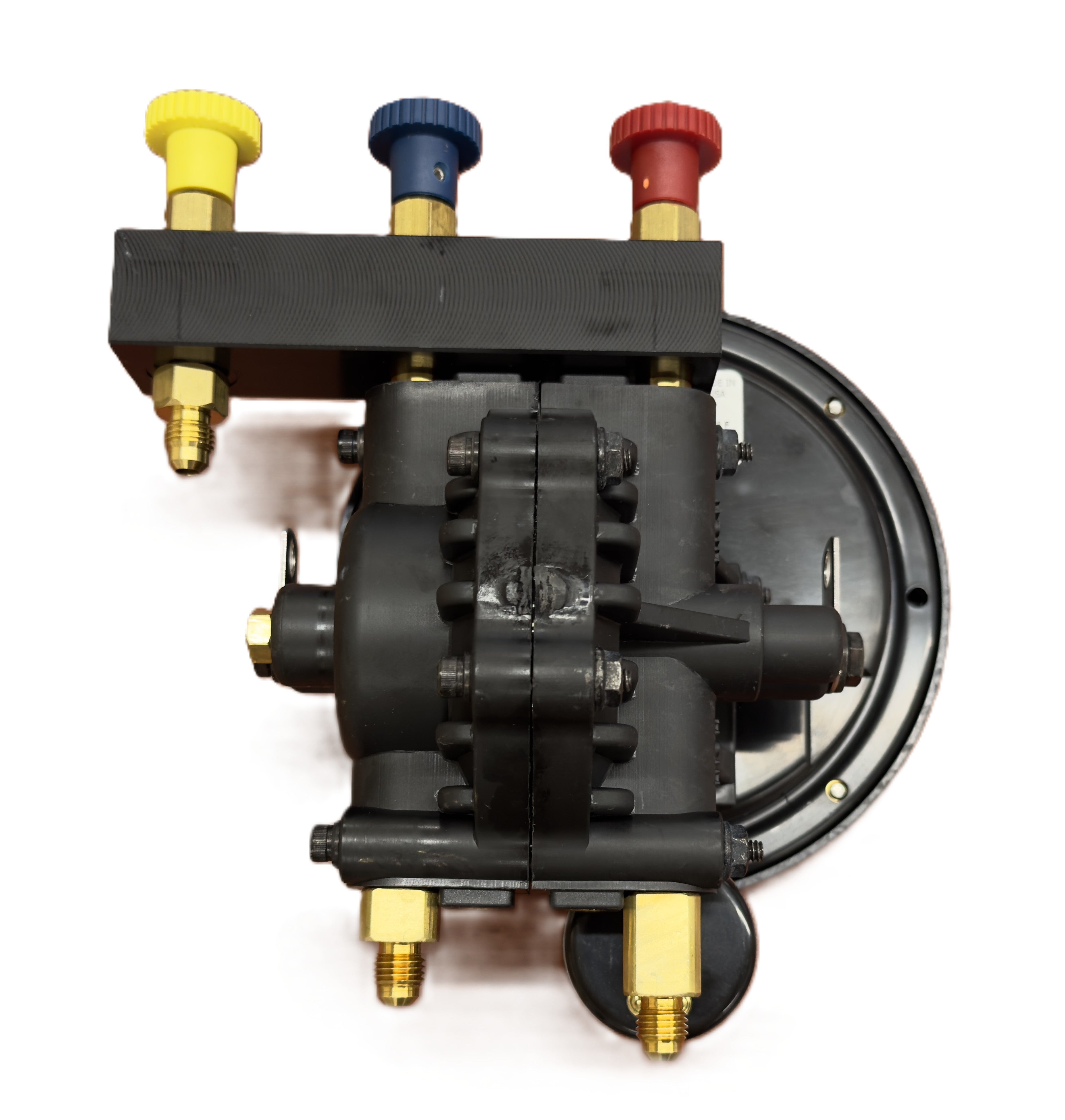 Ms. Bac Flo 3 Valve Gauge Backflow Test Kit with Fittings and Bushings