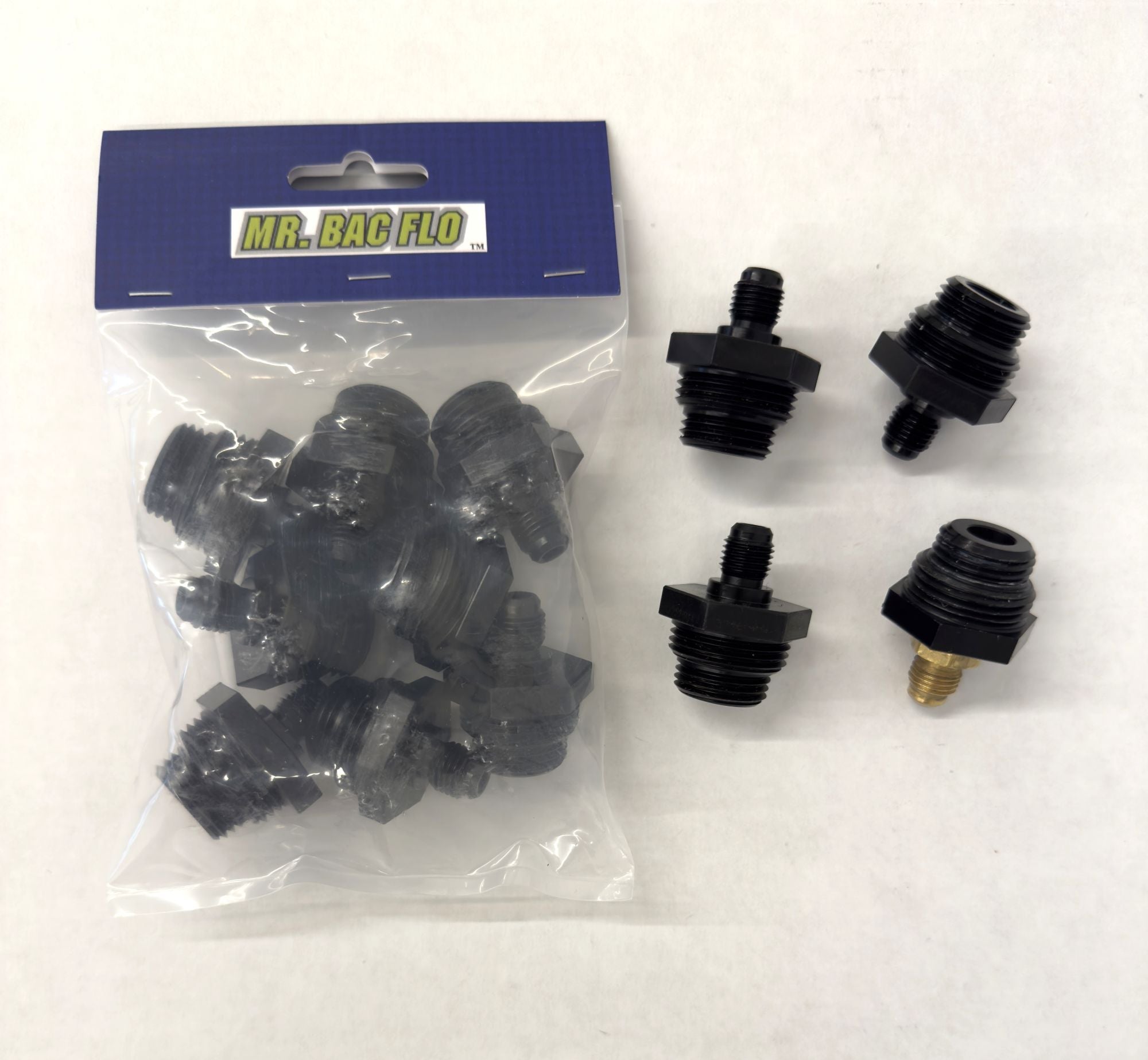 Mr. Bac Flo Multipurpose Backflow Prevention Nylon Test Bushing with 1/4 inch Flare, 8 Pack
