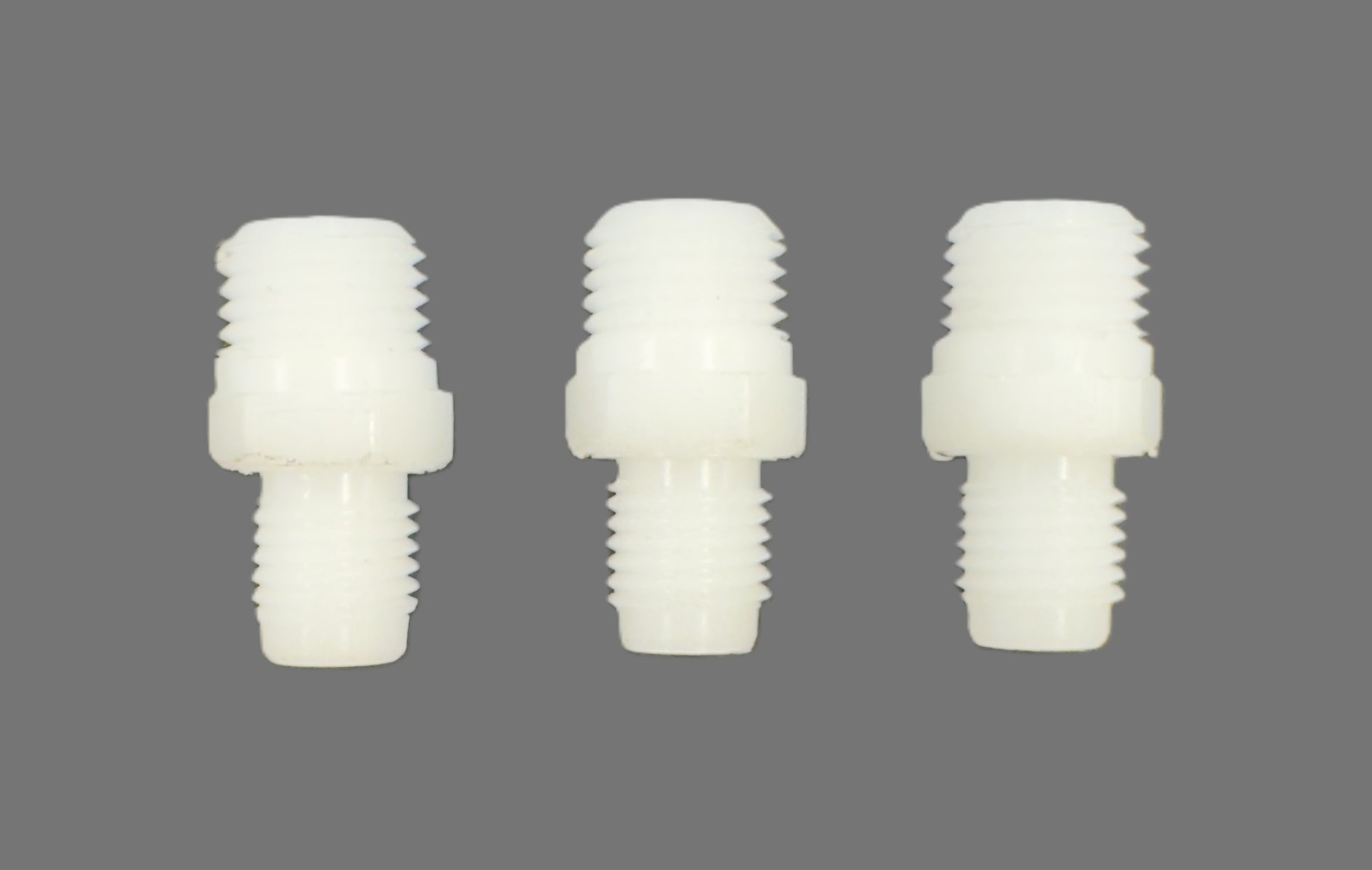 Mr. Bac Flo 1/4 Inch Nylon Backflow Prevention Test Flare Bushings Fittings, White