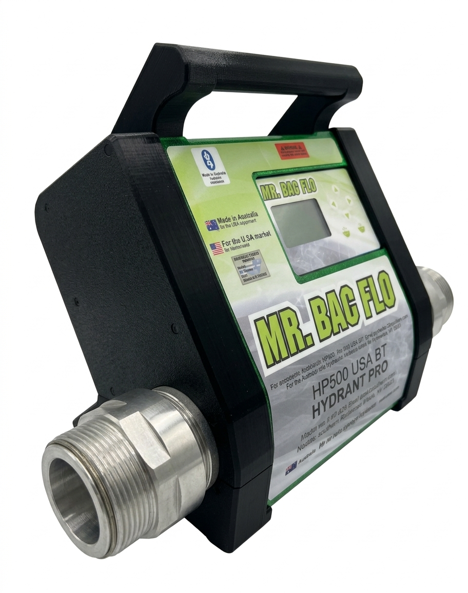 Mr. Bac Flo Hydrant Pro Digital Electromagnetic Fire Hydrant Flowmeter
